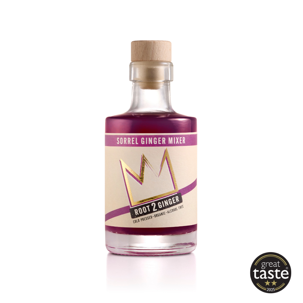 Root2Ginger’s Sorrel Flavour has just been awarded 2 Stars at the Great Taste Awards 2025!