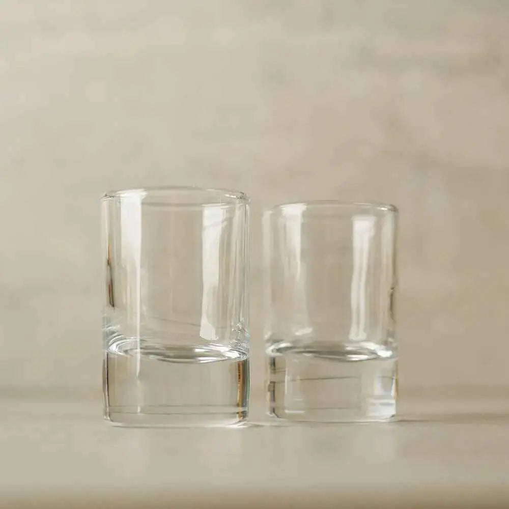 R2G 60ml Flint Glass Base Shot Glass x 2